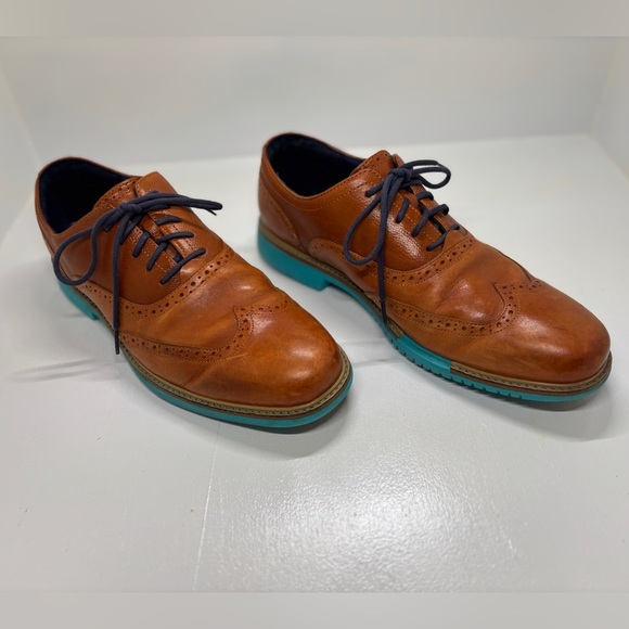 Men's Cole Haan Grand Wingtip Oxford Dress Shoes size10 - Picture 2 of 11